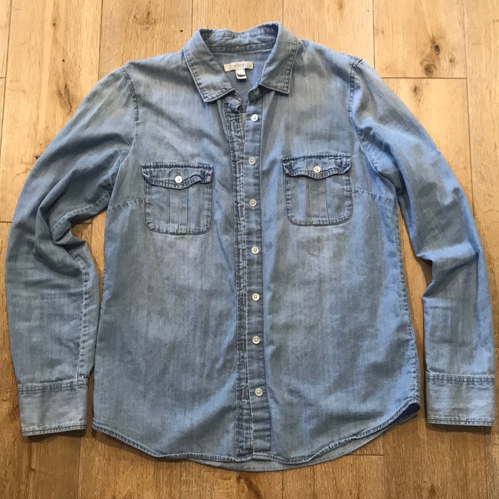 J. Crew Jean Shirt